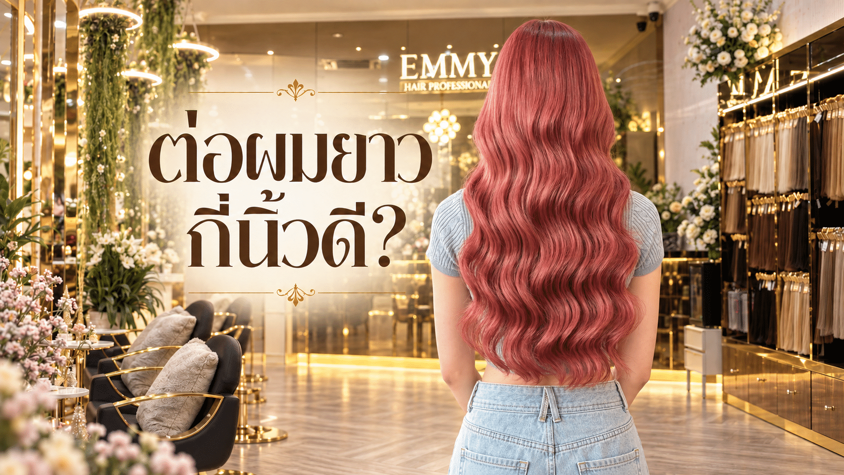 ต่อผมยาวกี่นิ้วดี? - Emmy Hair Professional