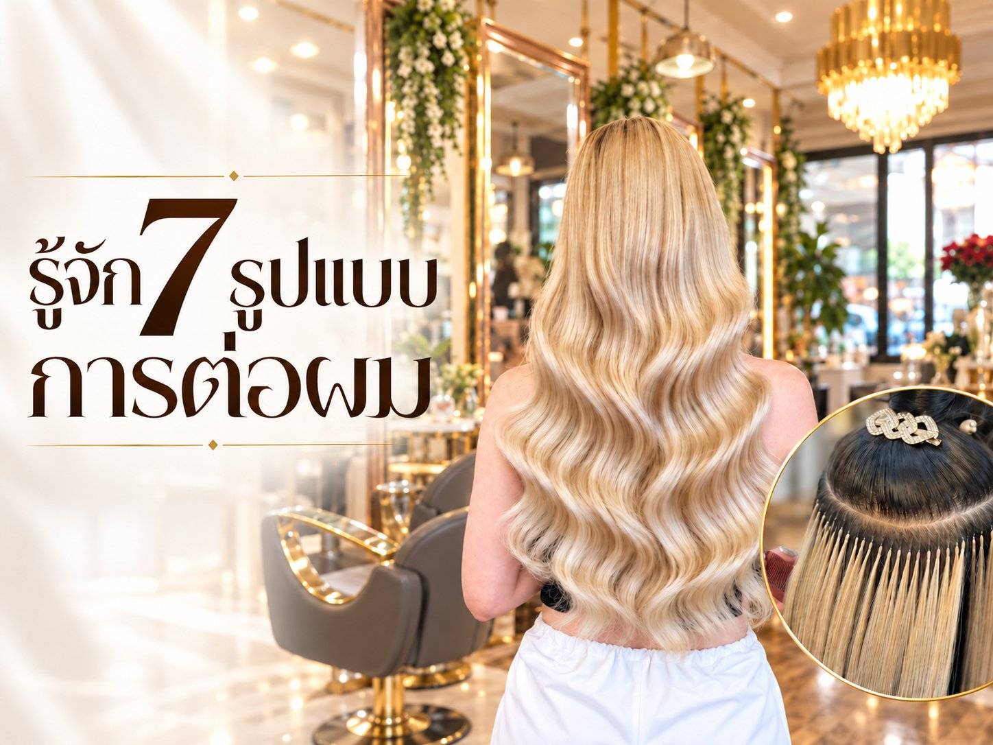 ต่อผมแบบไหนดี? รู้จัก 7 รูปแบบการต่อผม พร้อมวิธีเลือกให้เหมาะกับคุณ