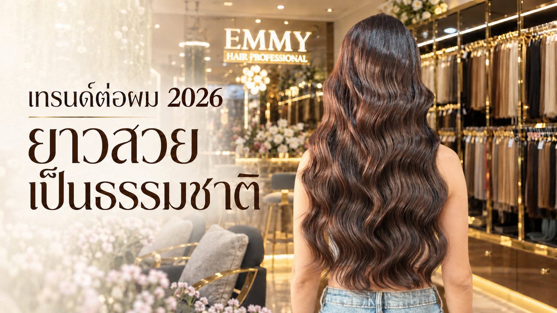 เทรนด์ต่อผม 2026: ยาวสวย เป็นธรรมชาติ ดูไม่ออกว่าต่อ
